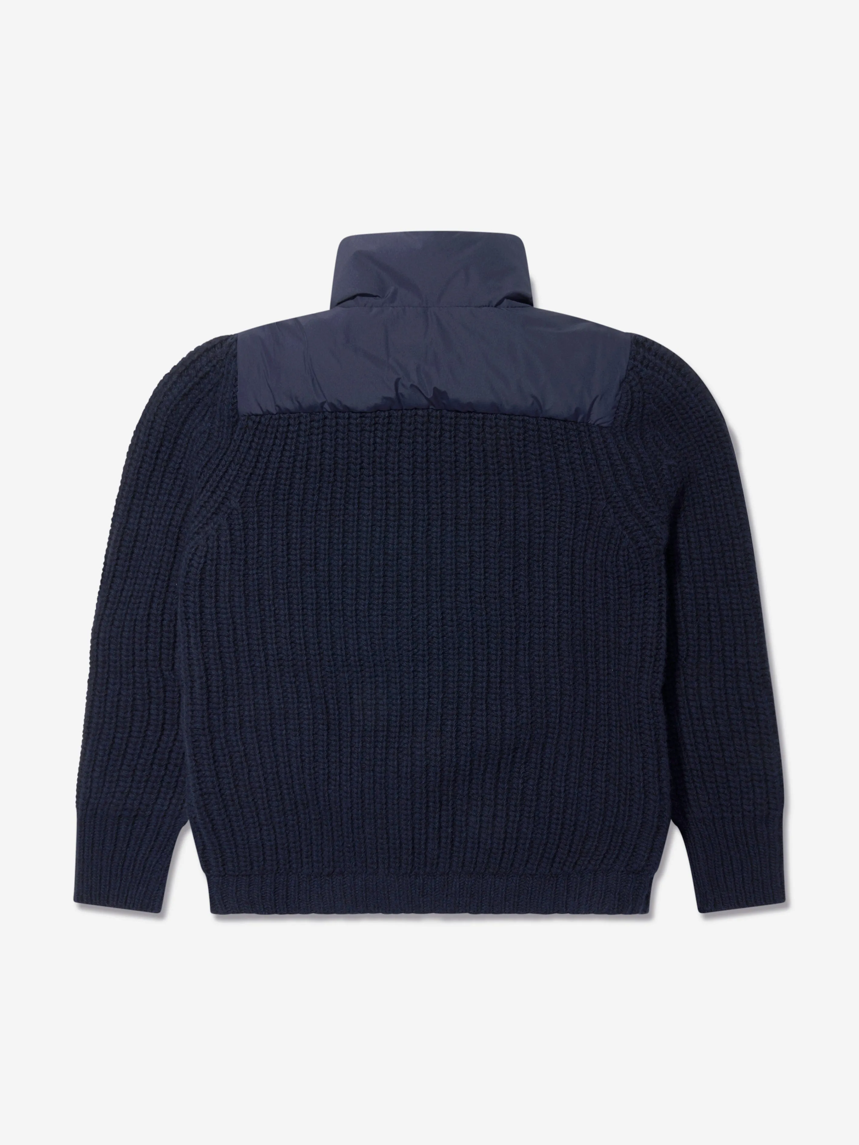 Moncler Enfant Boys Down Padded Cardigan in Navy