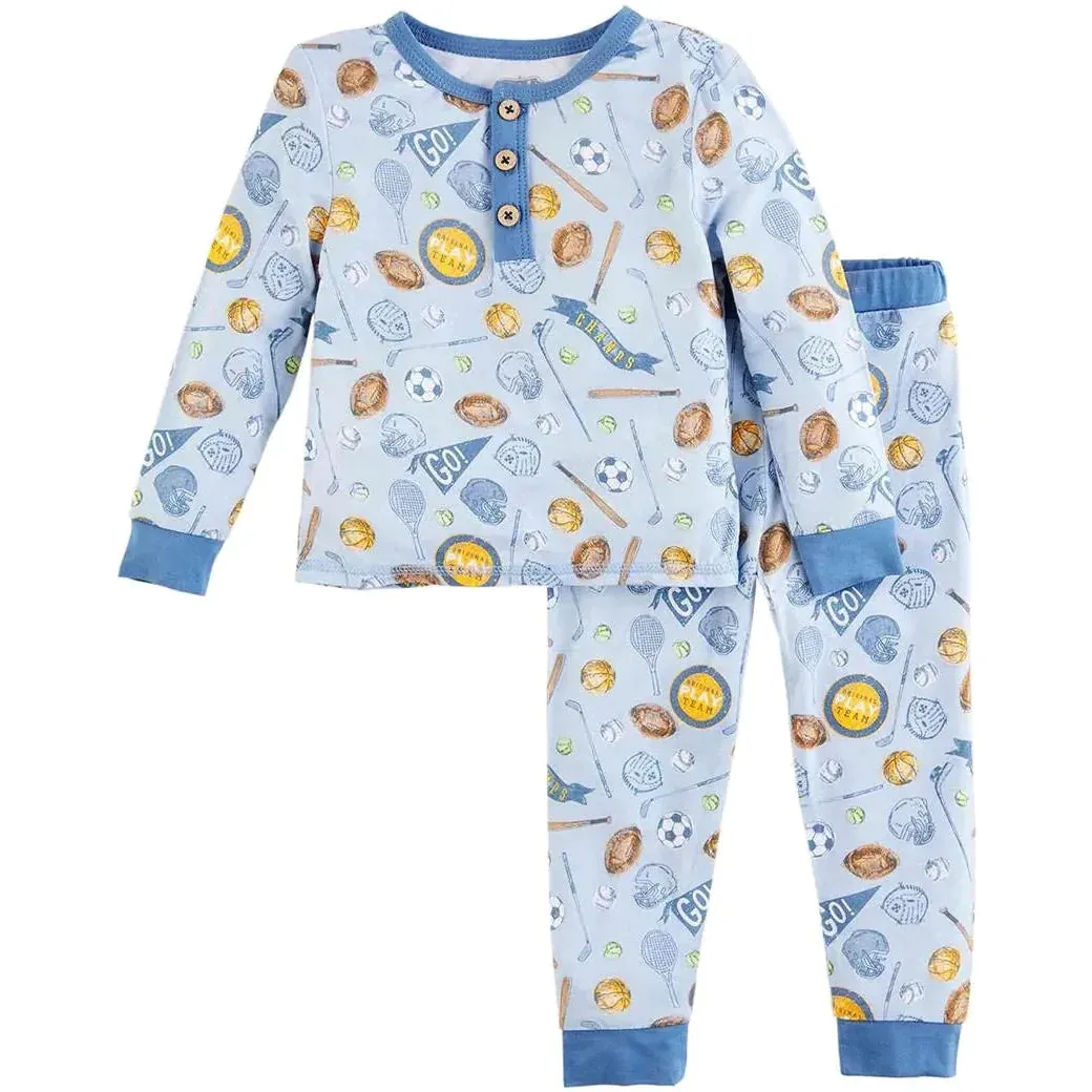 Mud Pie Sports Pajama Set