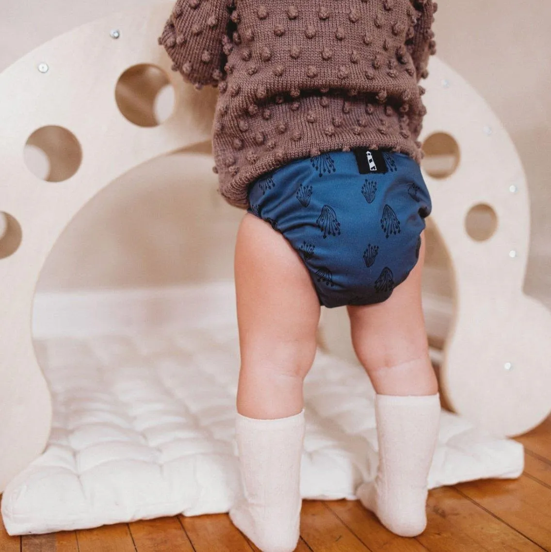 mushroom · award-winning all-in-one cloth diaper