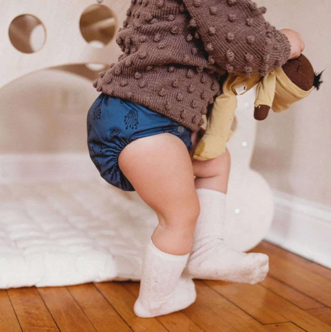 mushroom · award-winning all-in-one cloth diaper