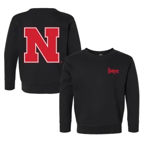 Nebraska Cornhuskers Logo Toddler Crewneck Sweatshirt