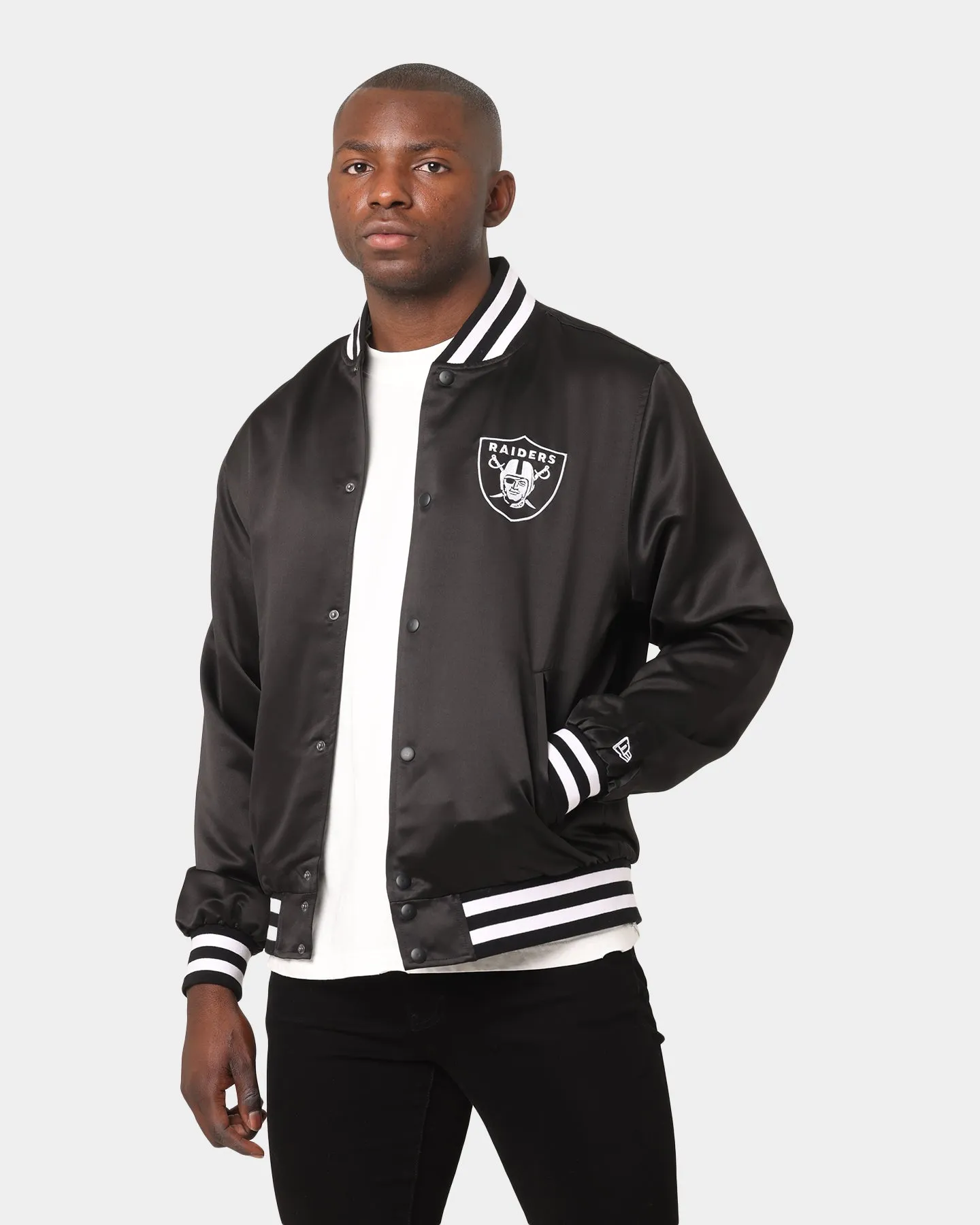 New Era Las Vegas Raiders Varsity Jacket Black