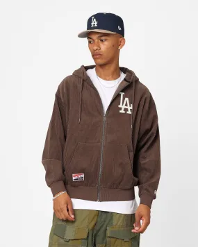 New Era Los Angeles Oversized Zip Hoodie Moss