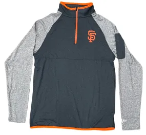 New Era Men's San Francisco Giants Quarter-Zip Training Hoodie