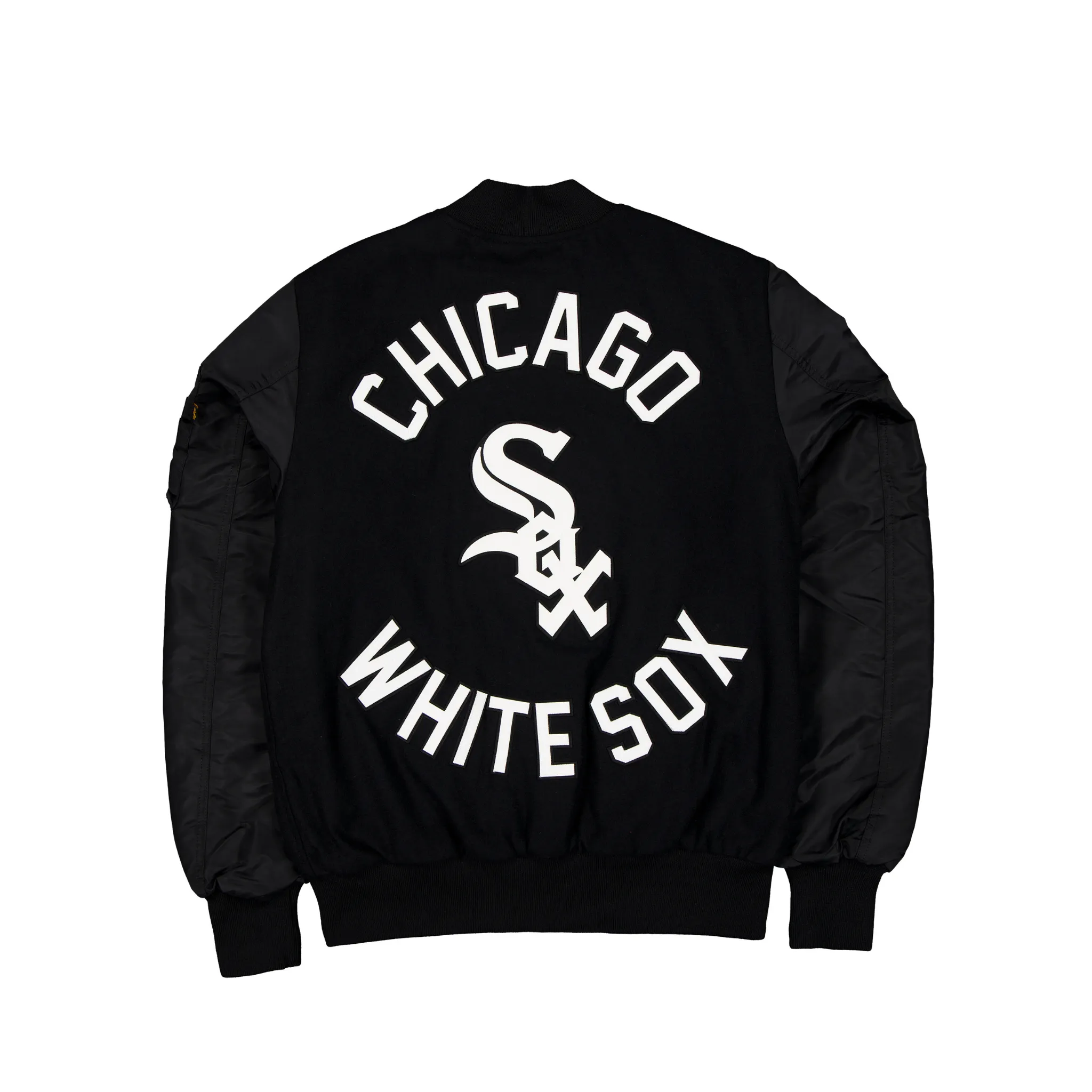 New Era x Alpha Industries White Sox L-2B Bomber Jacket