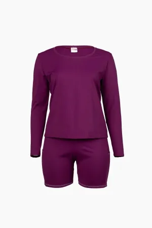 NEW Plus Size SoftFlex Crew Neck Long Sleeve