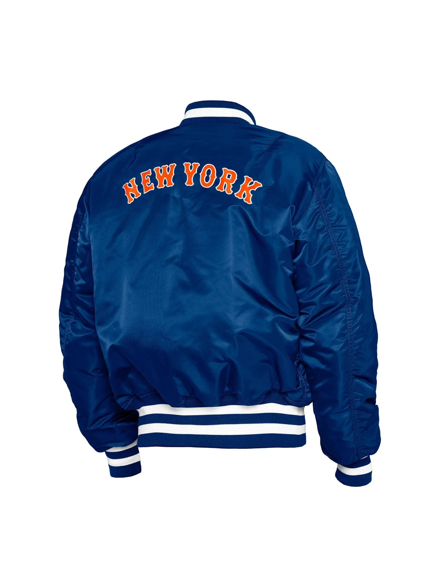 NEW YORK METS X ALPHA X NEW ERA MA-1 BOMBER JACKET