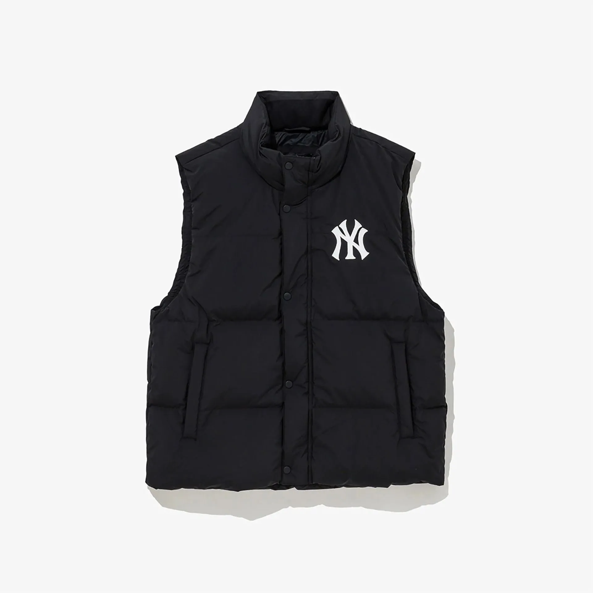 New York Yankees MLB Duck Down Black Vest Jacket