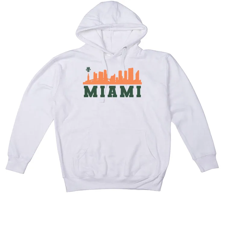 Nike Dunk Low “Miami Hurricanes” White T-Shirt (Miami)