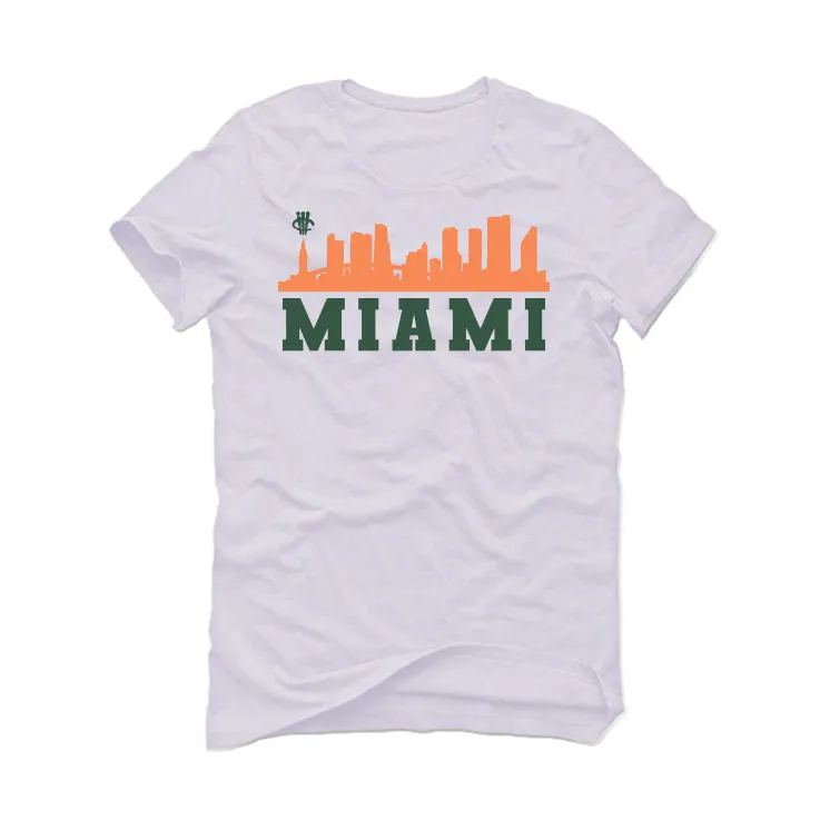 Nike Dunk Low “Miami Hurricanes” White T-Shirt (Miami)