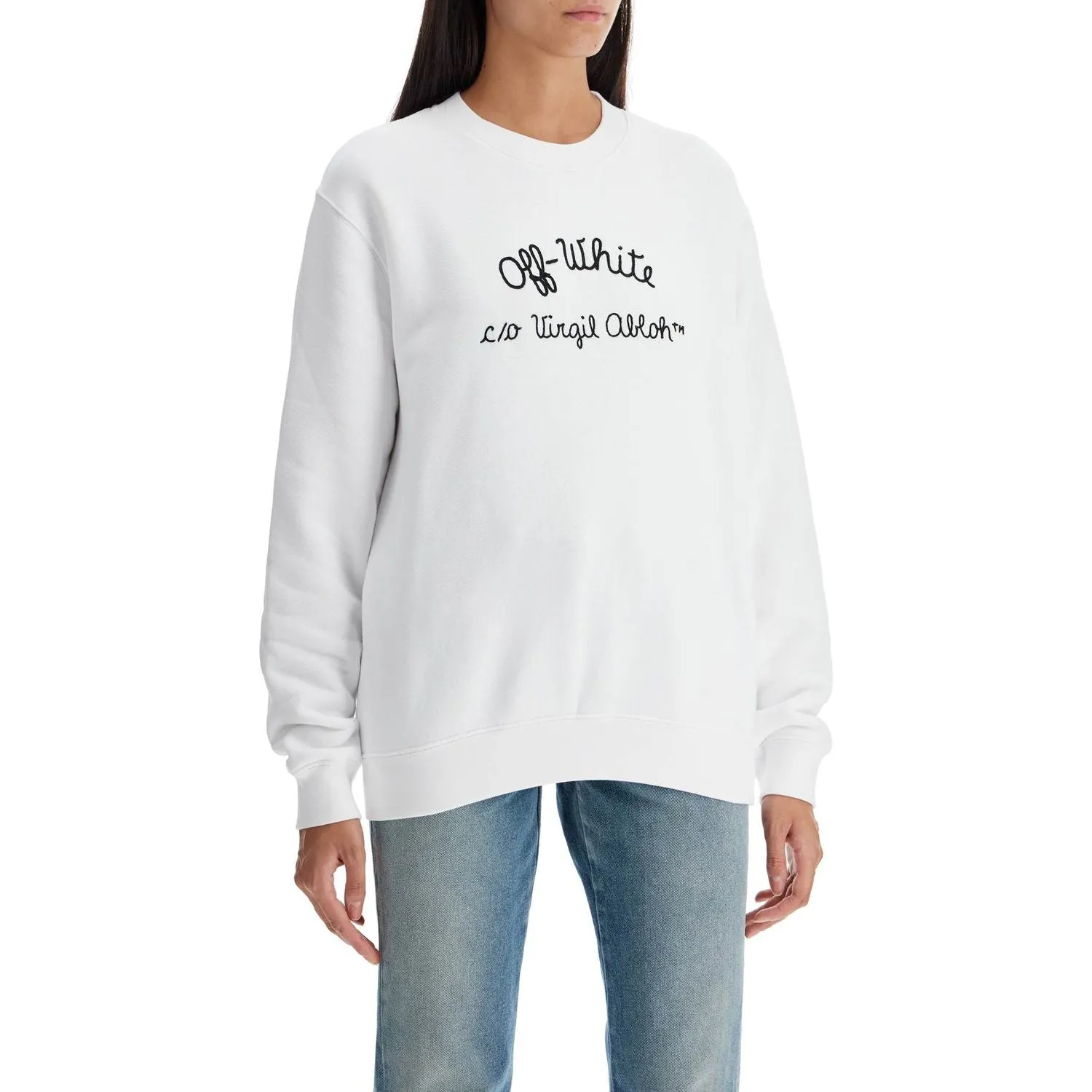 Off-White crewneck sweatshirt with