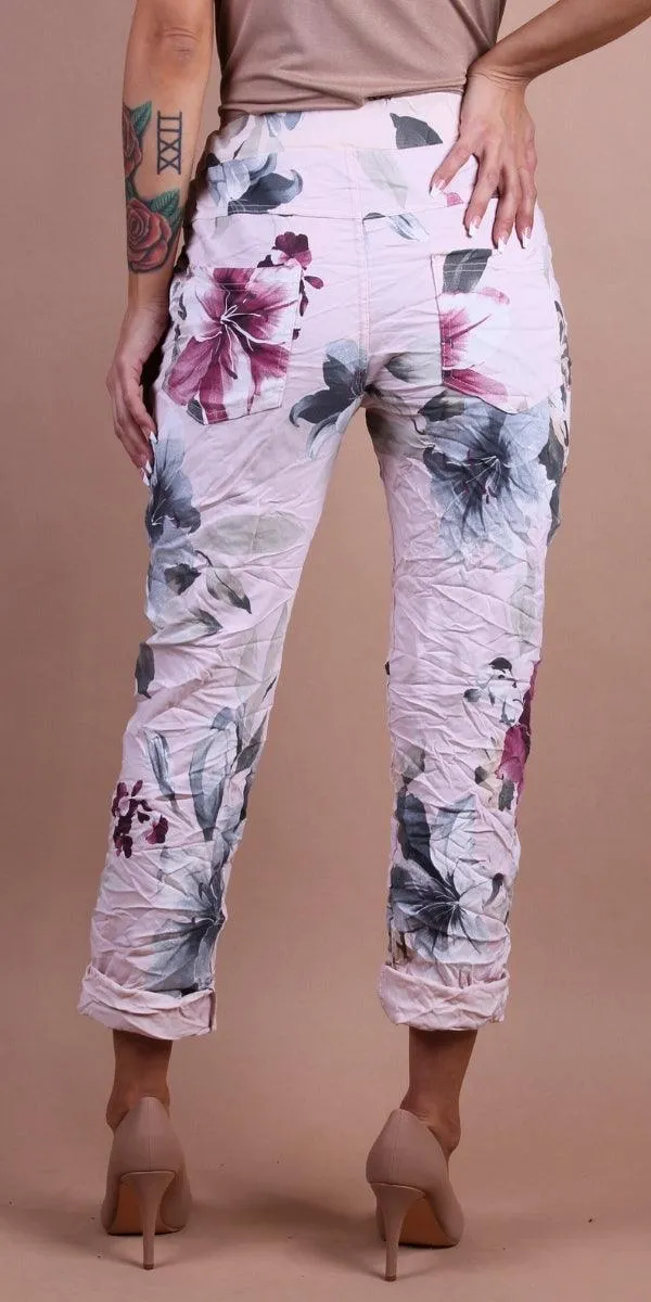 Orchidea Tie-Waist Pants