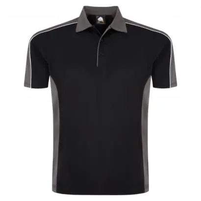 Orn 1198 Avocet Contrast Wicking Polo Shirt with Reflective Piping