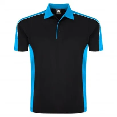 Orn 1198 Avocet Contrast Wicking Polo Shirt with Reflective Piping