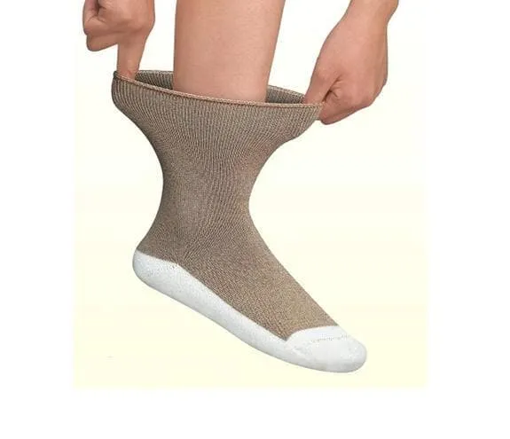 Padded Sole Sock-Brown (3 Pair)