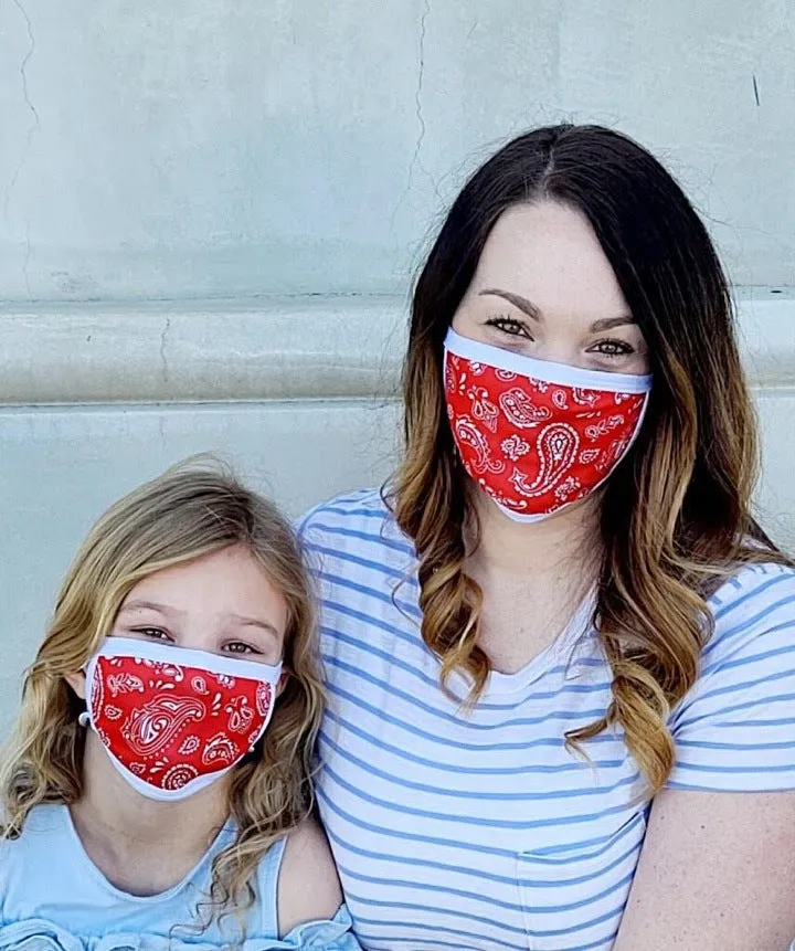 Paisley Bandana Cloth Face Mask