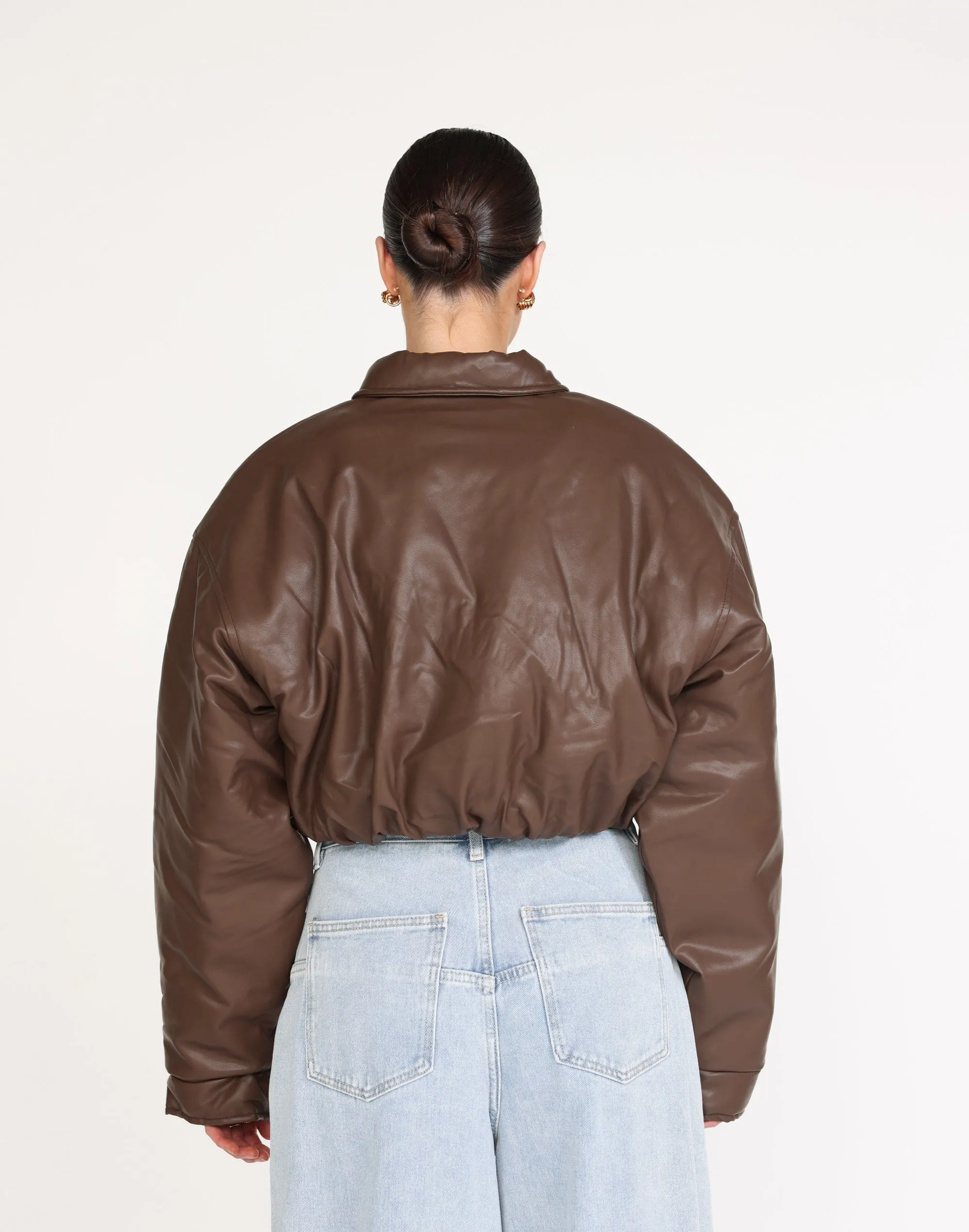 Paloma Bomber Jacket (Chocolate)