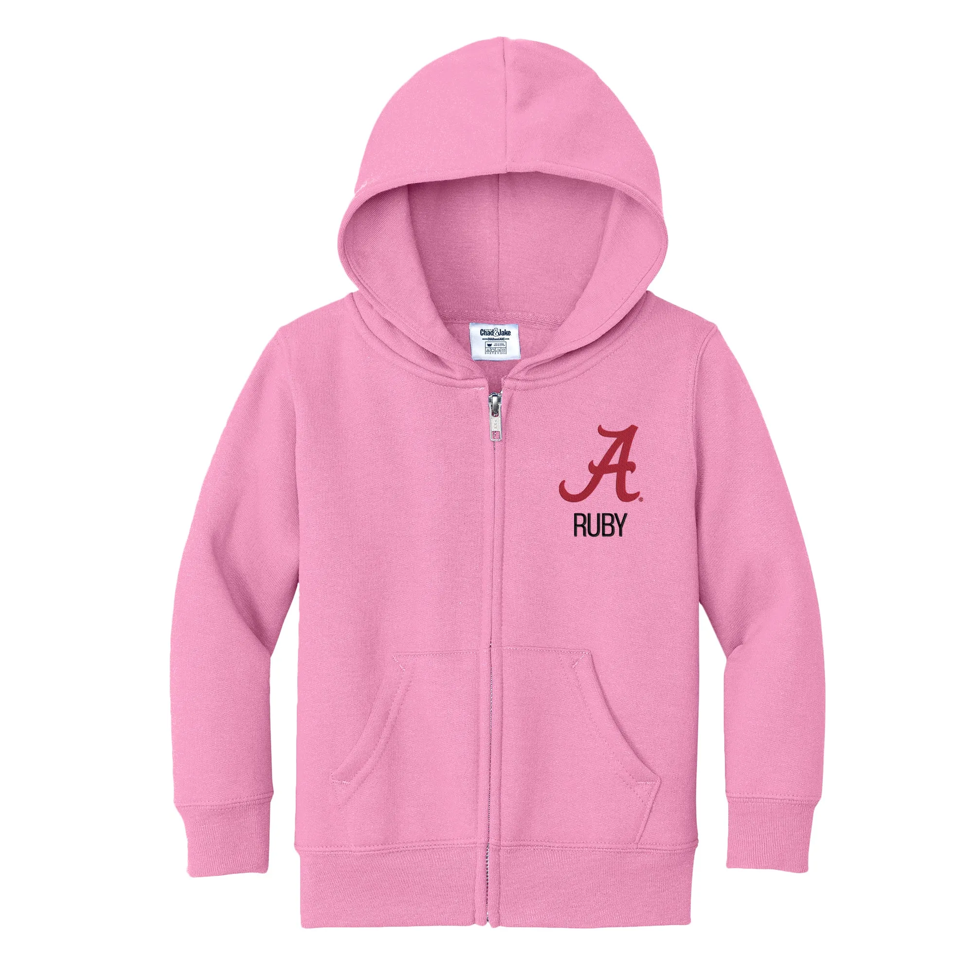 Personalized Alabama Crimson Tide Toddler Full-Zip Sweatshirt