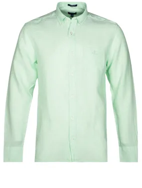 Regular Linen Shirt Button-down Absinthe Green