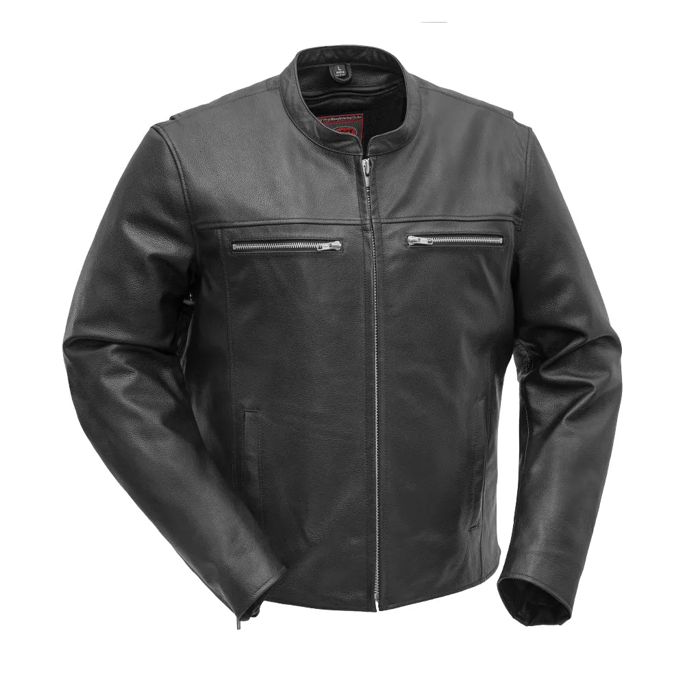 Rocky Men's Motorcycle Leather Jacket