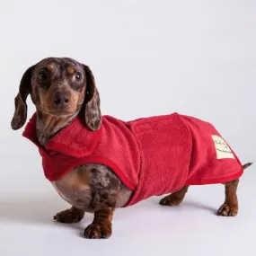 Ruff and Tumble Dog Drying Coat - Brick Red