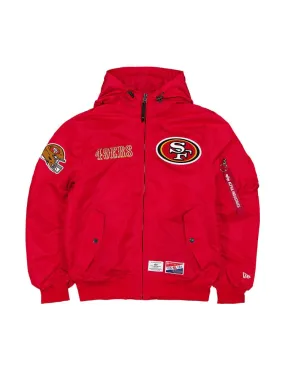 SAN FRANCISCO 49ERS X ALPHA X NEW ERA L-2B BOMBER JACKET