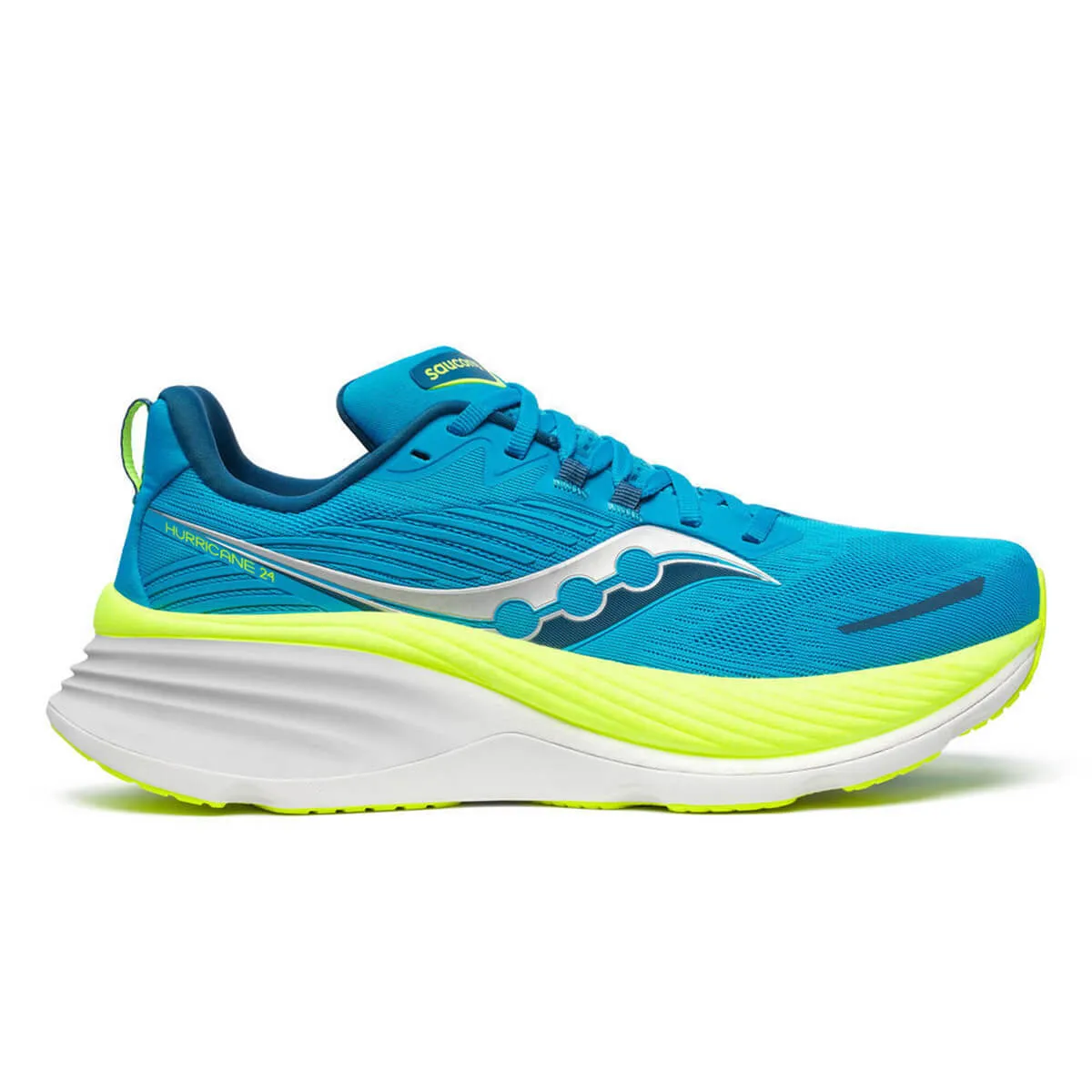 SAUCONY HURRICANE 24 MENS | VIZIBLUE/CITRON