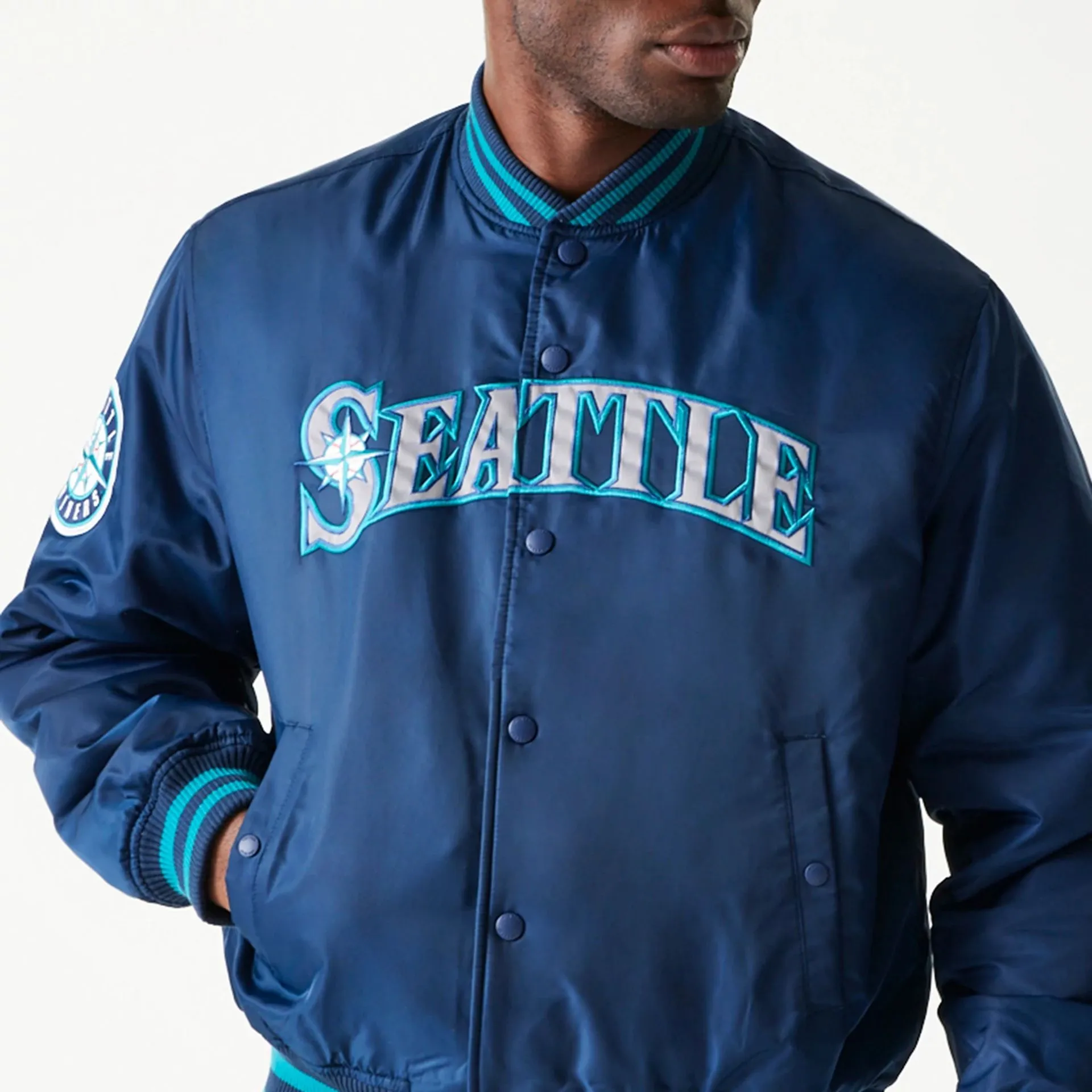 Seattle Mariners MLB Stadium Navy Jacket