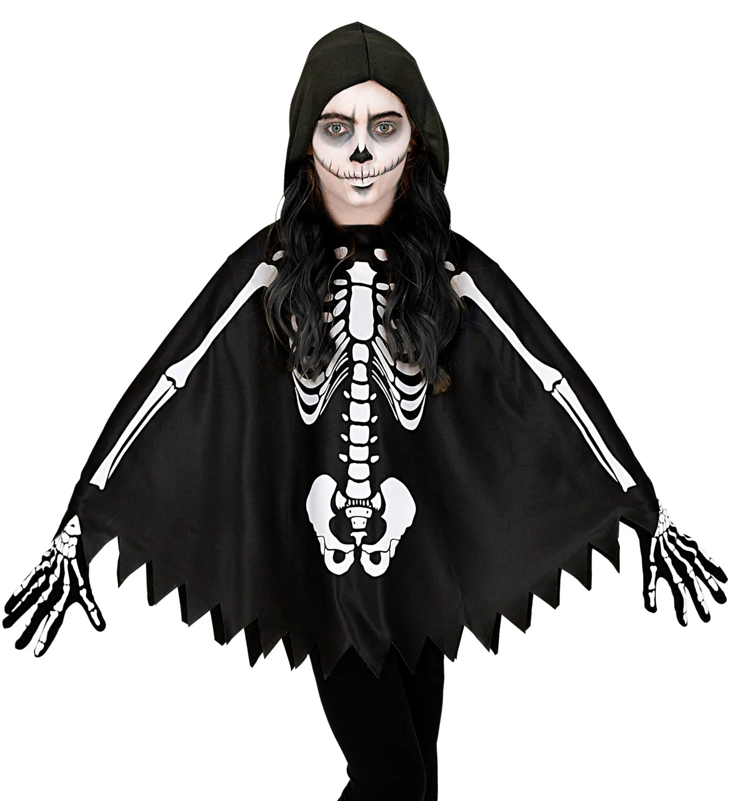 Skeleton Poncho Child's