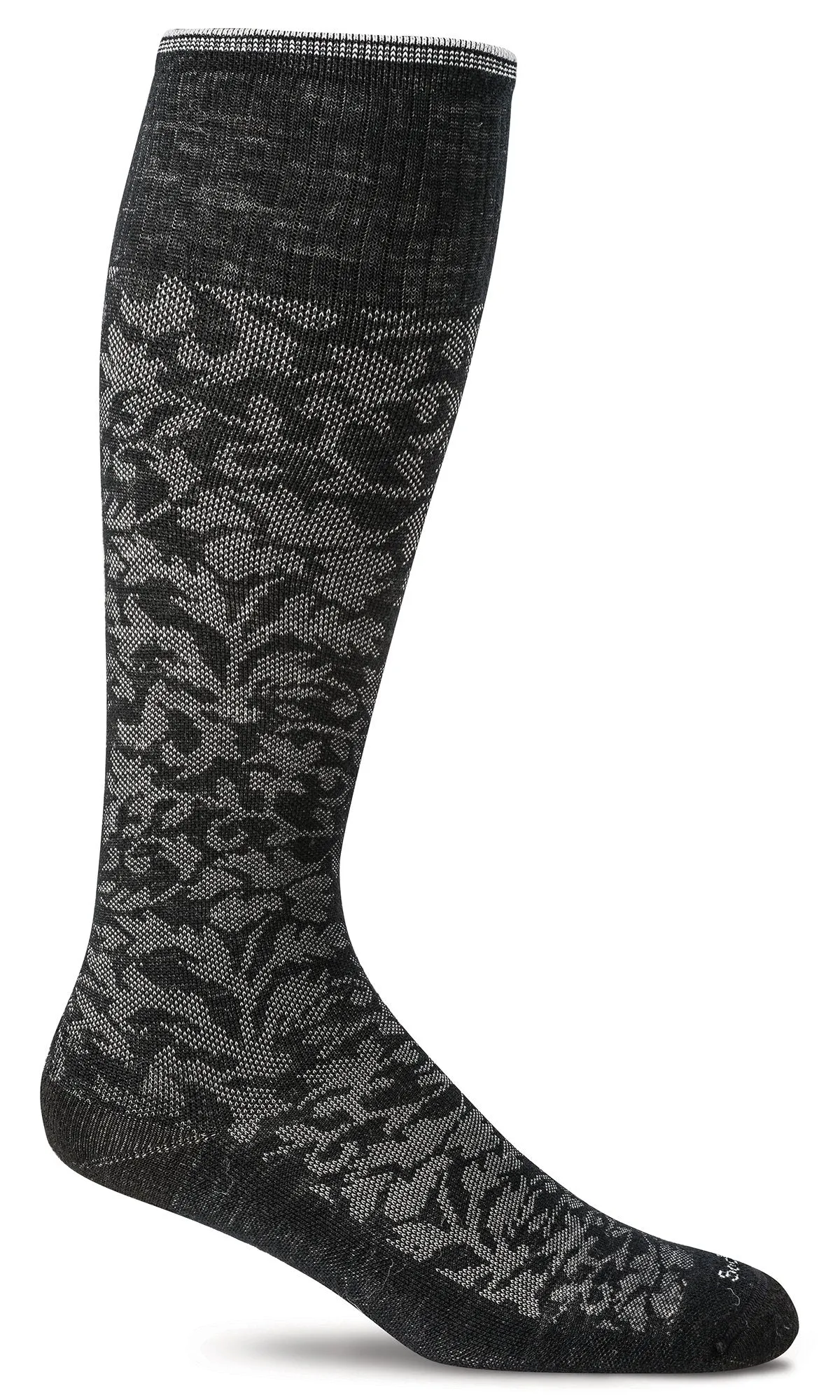 Sockwell Damask Black Compression Socks