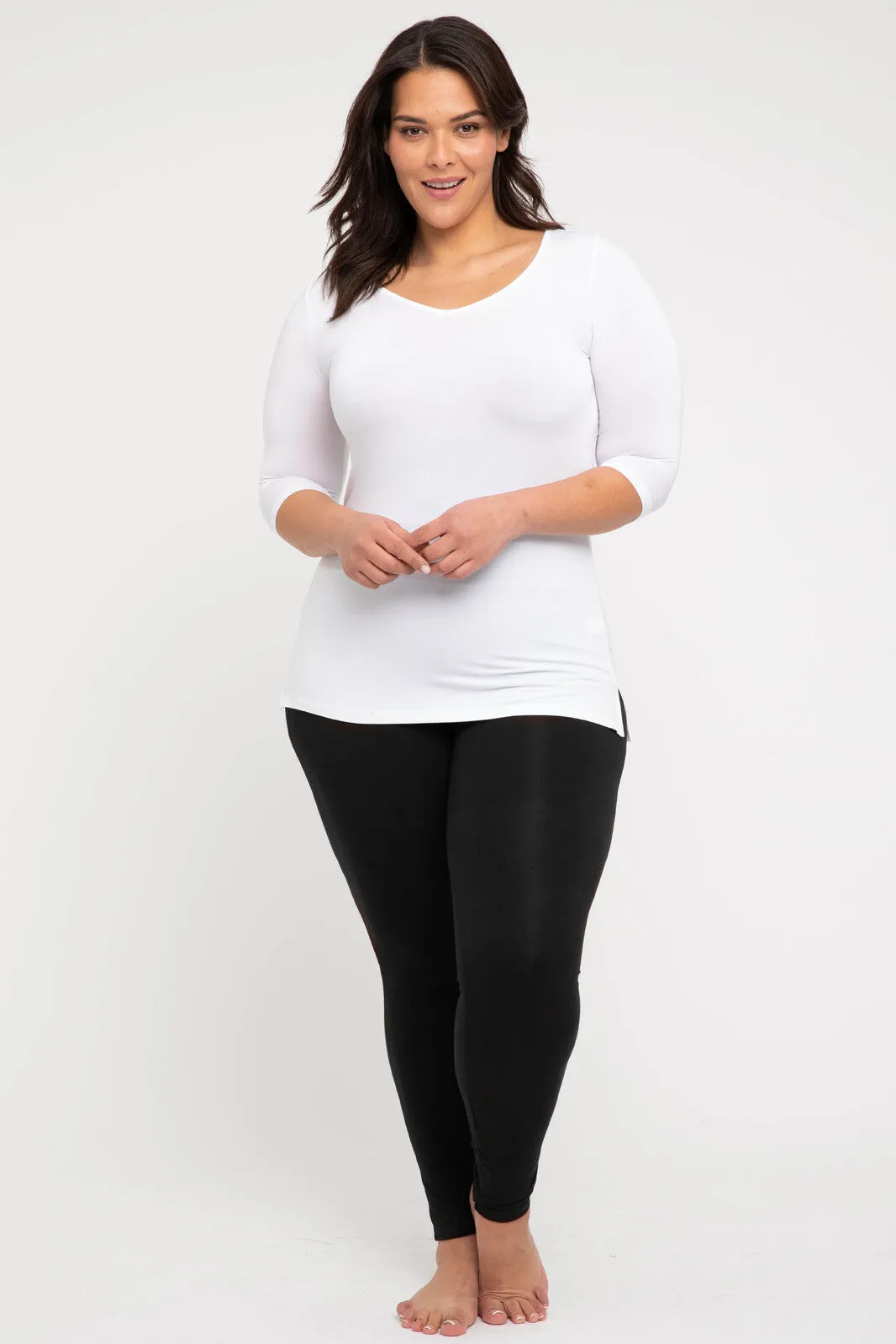 Soft Bamboo Leggings - Black