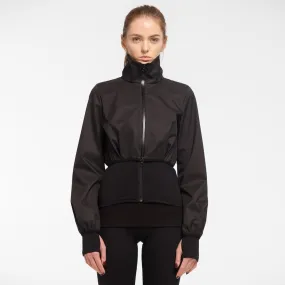 Sonia Double Layered Black Jacket