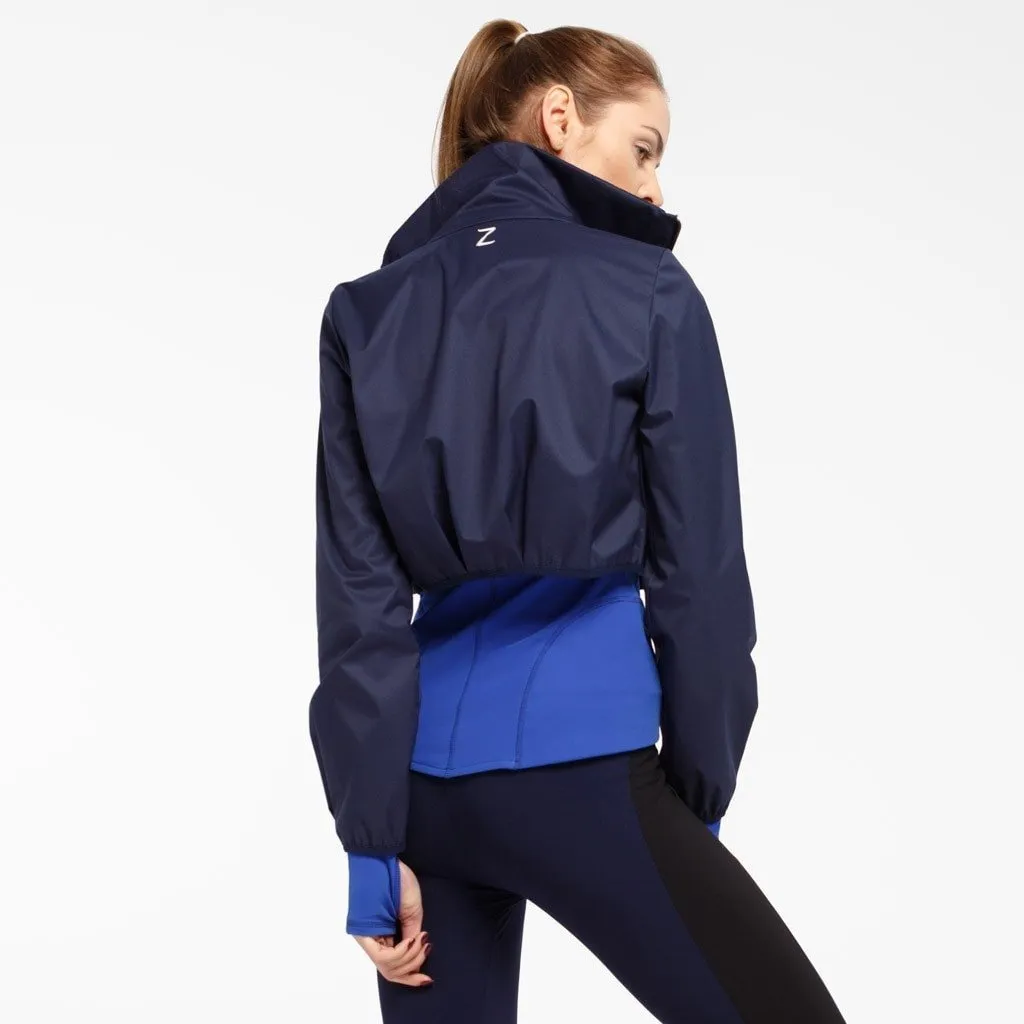 Sonia Double Layered Blue Jacket