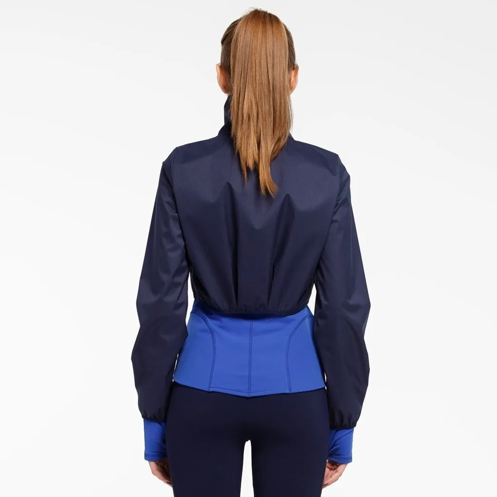 Sonia Double Layered Blue Jacket