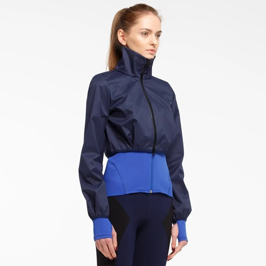 Sonia Double Layered Blue Jacket