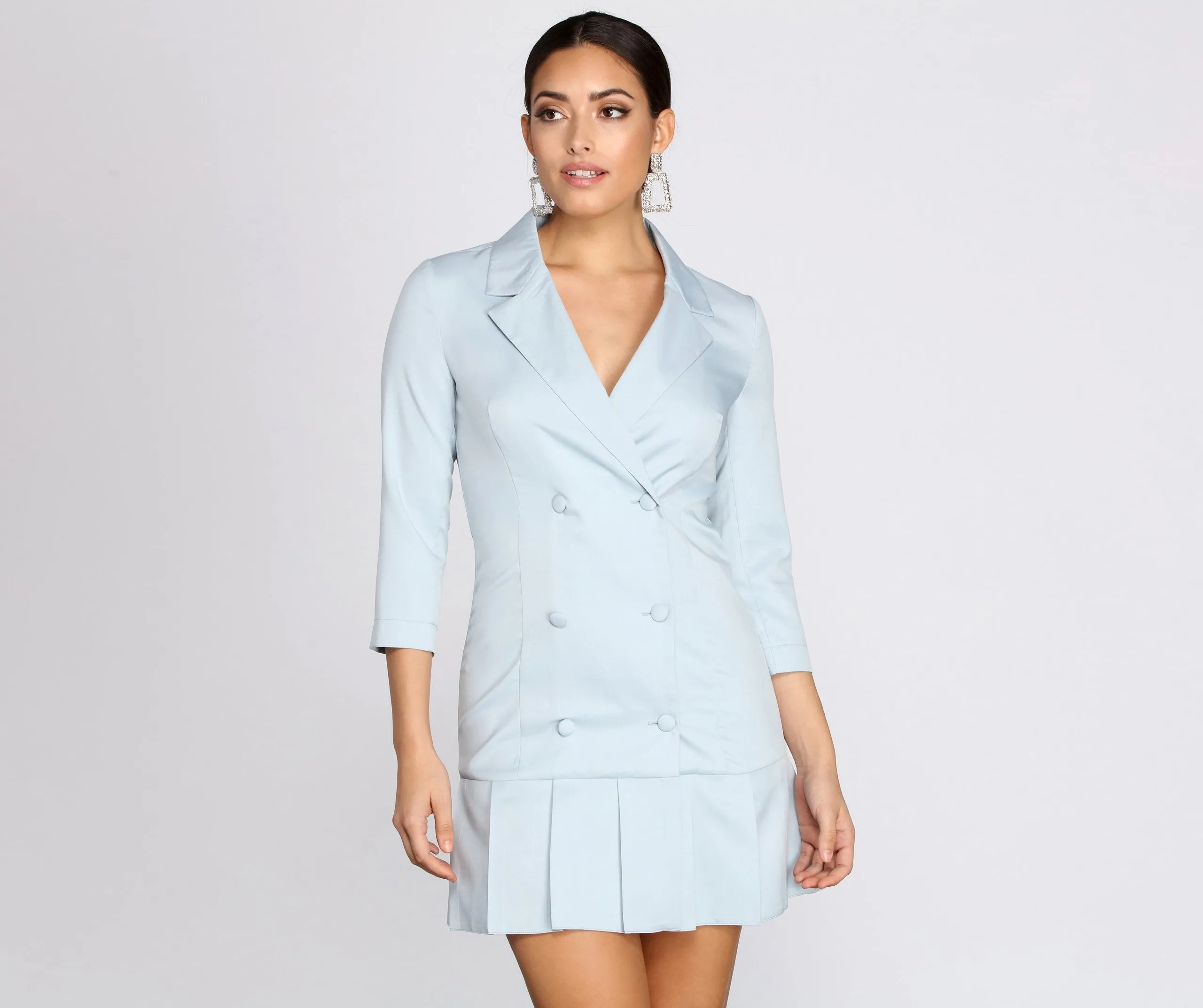 Toleet-Winter and Autumn Outfits Christmas/Thanksgiving_Back To Stylish Business Trench Dress