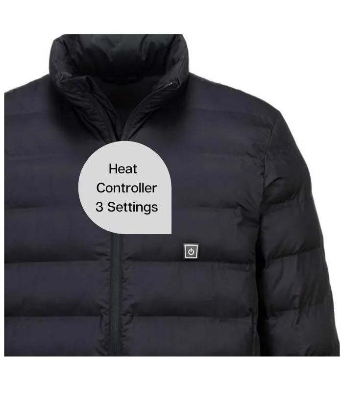 Ultrasonic 'Heated' Tunnel Puffer Jacket