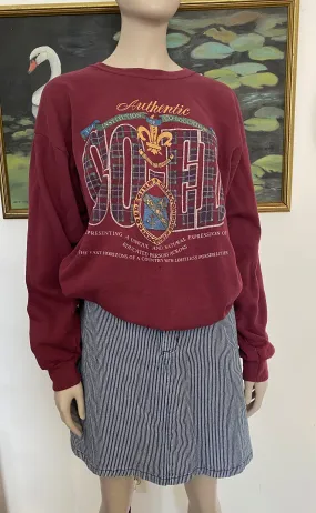 Vintage Lee Authentic Institution of Co-Ed Co-Education Sweatshirt Sz L