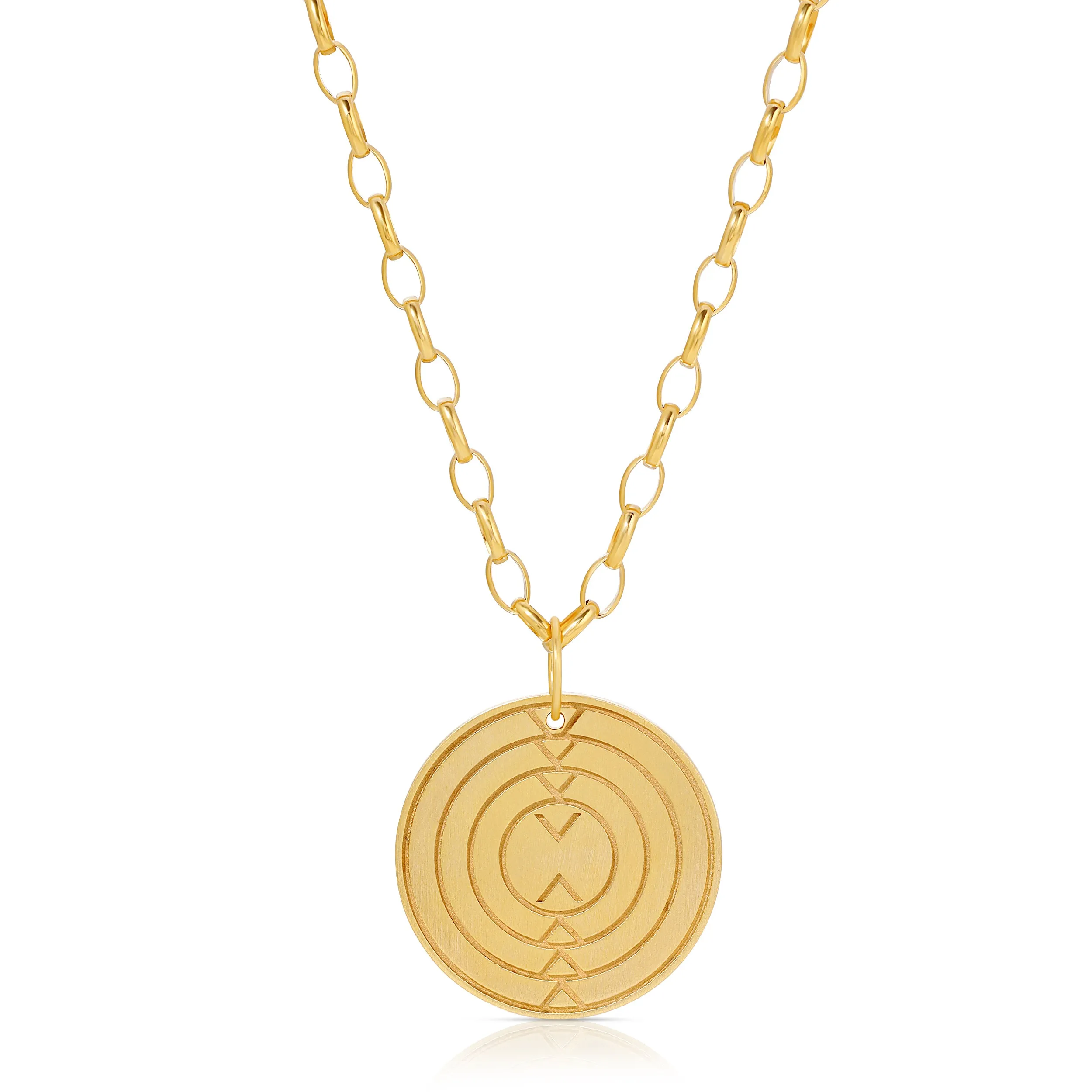 Virtues Pendant - Circle