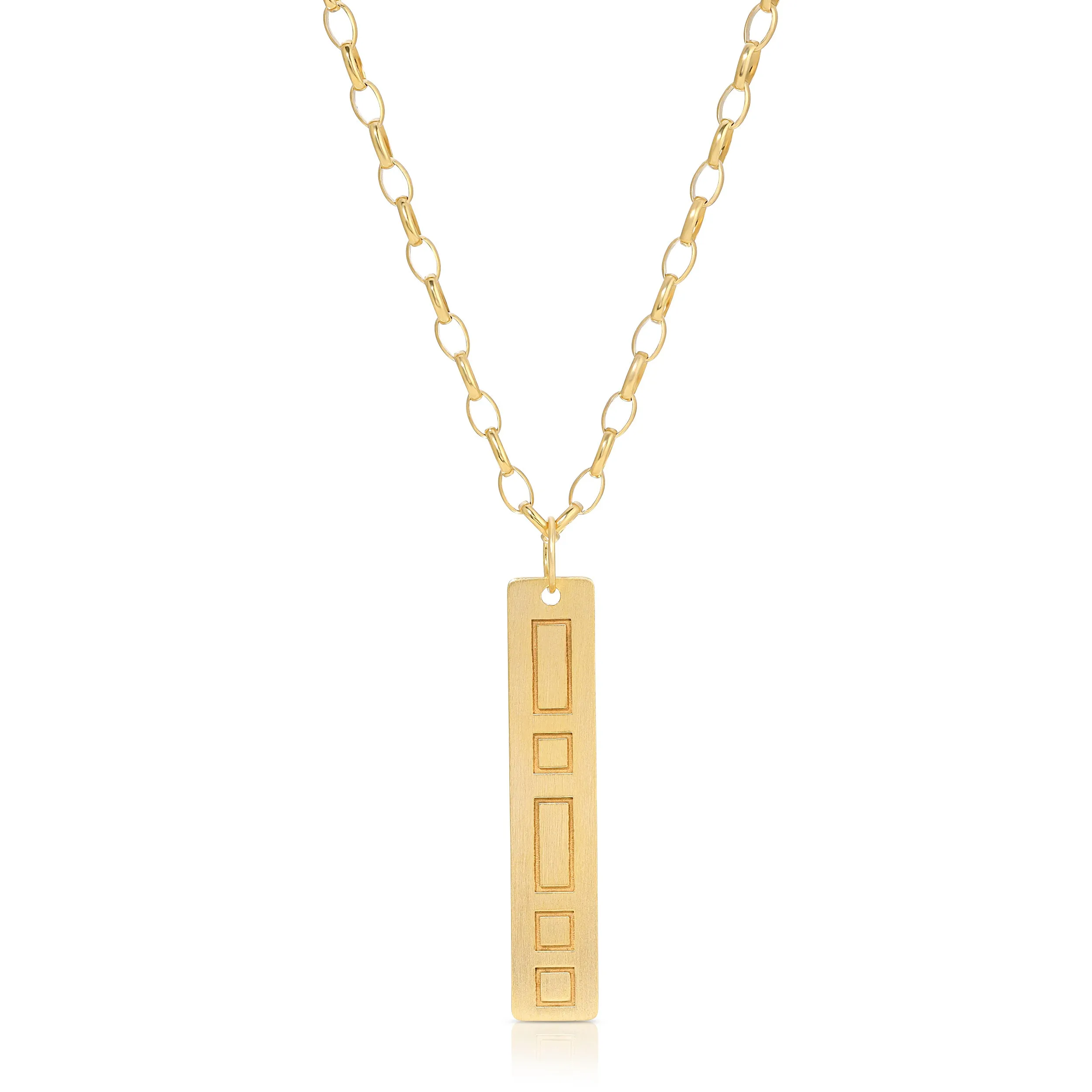 Virtues Pendant - Rectangle