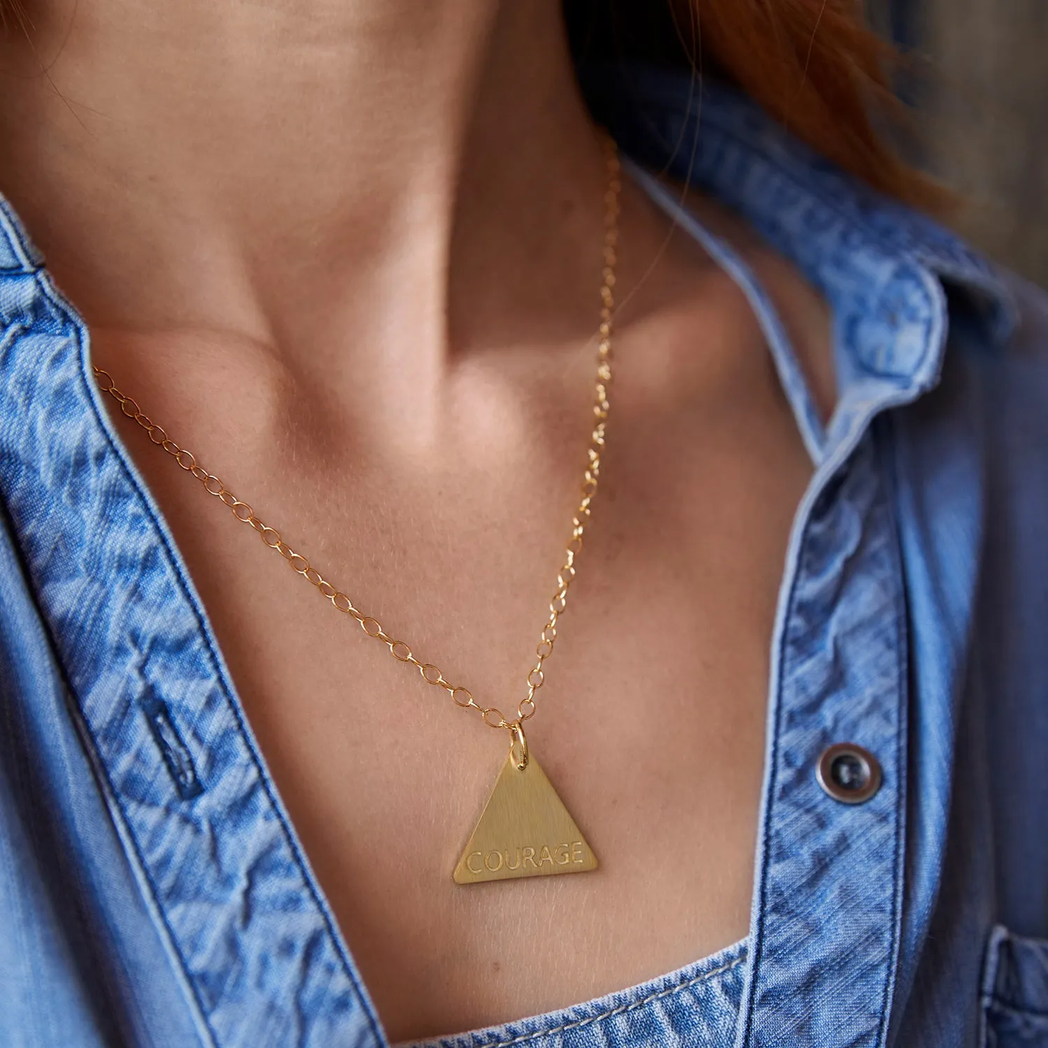 Virtues Pendant - Triangle