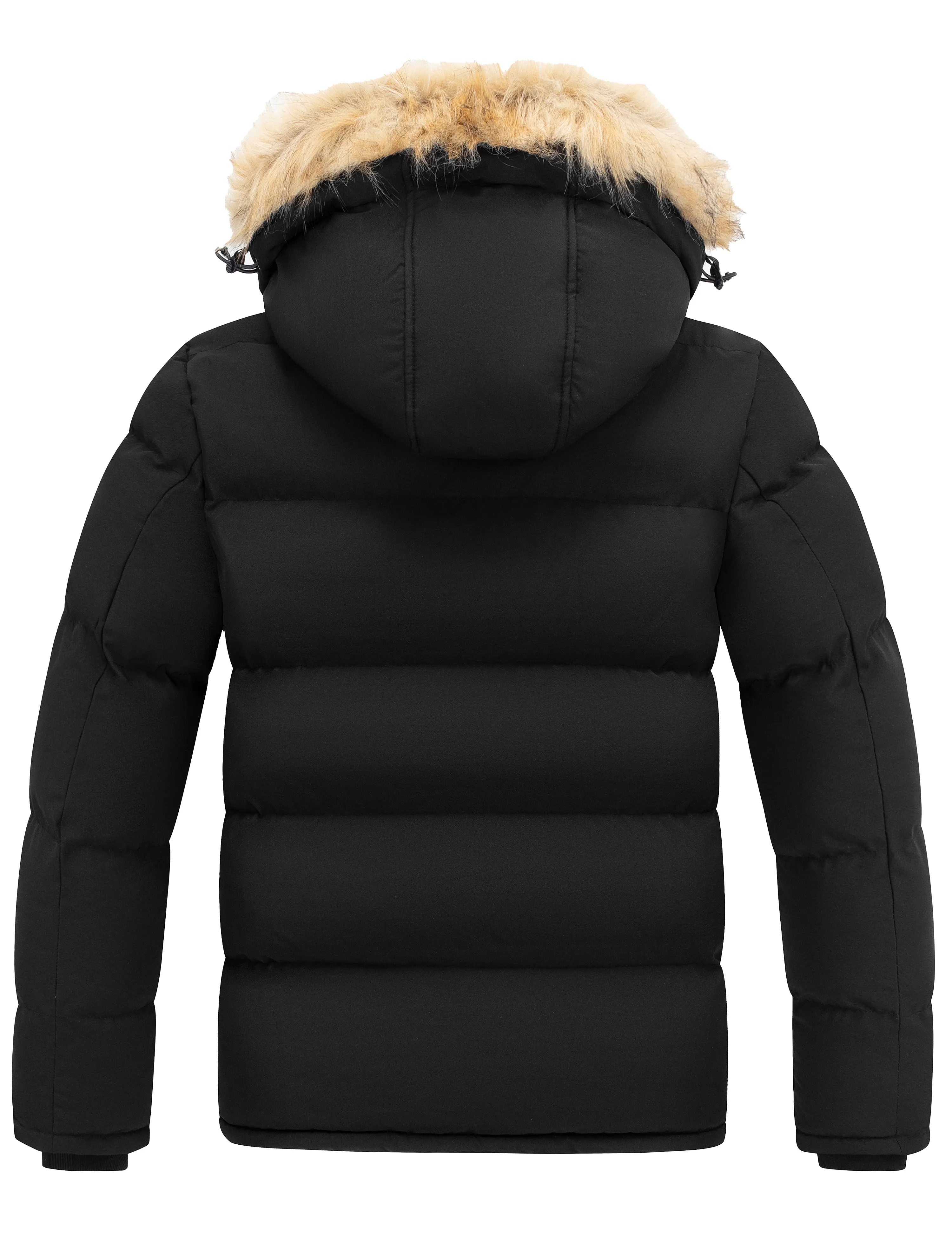 wantdo Men's Hooded Winter Coat