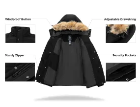 wantdo Men's Hooded Winter Coat