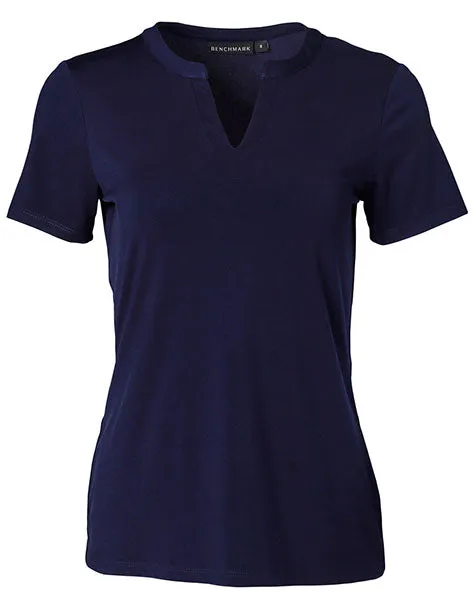 Winning Spirit Ladies Short Sleeve Knit Top Sofia (M8840)