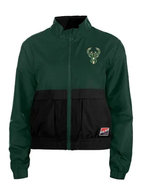 Women's New Era Throwback Milwaukee Bucks Jacket